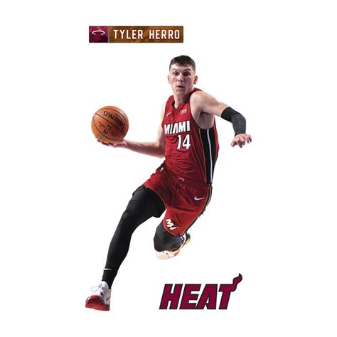 Tyler Herro Nba Removable Wall Decal Fathead Official Site