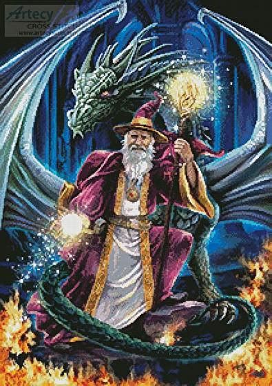 See more ideas about dragon cross stitch, cross stitch, cross stitch patterns. Wizard with Dragon Cross Stitch Pattern by Tereena Clarke ...
