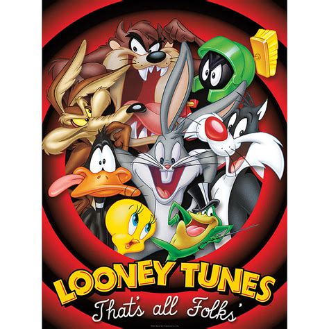 Looney Tunes Thats All Folks 1000 Piece Jigsaw Puzzle Spilsbury