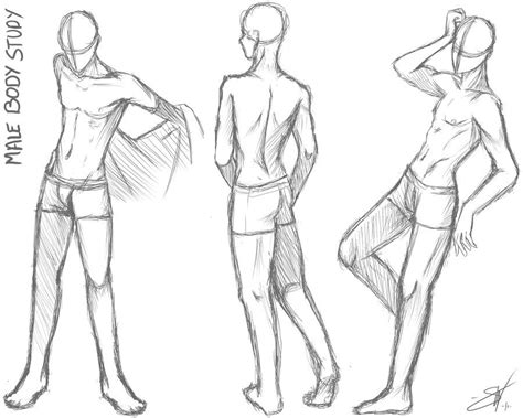 Male Body Study Take Two By Soracooper On Deviantart Drawing Poses