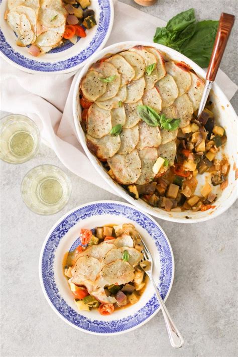 Food network has the answer. Ratatouille Pot Pie With Potato Crust- Domesticate ME ...