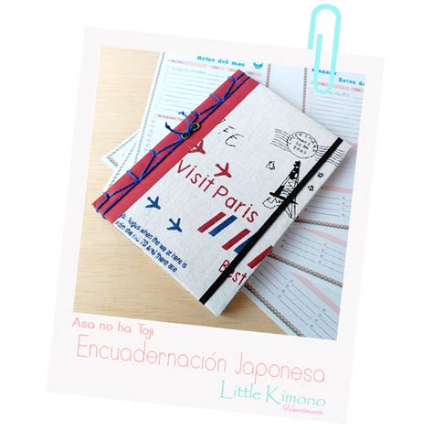 Encuadernación Japonesa Little Kimono Handmade Kimono Diy Notebook