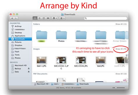 Finder Arrange By Sort By Clean Up By What Do They Mean