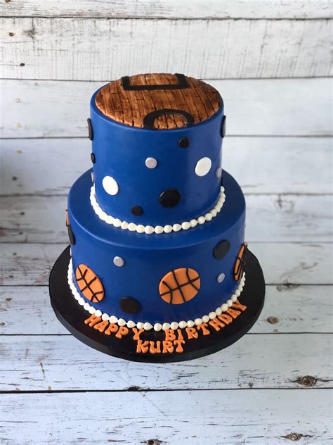 Basketball Cake New York Knicks Colors Basketball Fan Basketball Coach Cake Basketball Cake