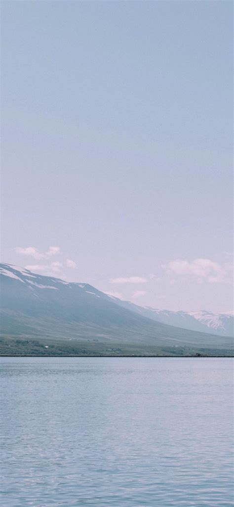 Landscape White Blue Mountain Sea Wallpapersc Iphone Xs Max