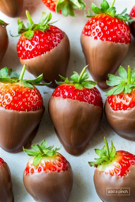 Chocolate Covered Strawberries Recipe Add A Pinch
