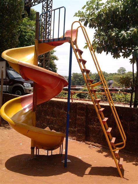 Frp Spiral Slide At Rs 65500piece Frp Play Ground Equipment In
