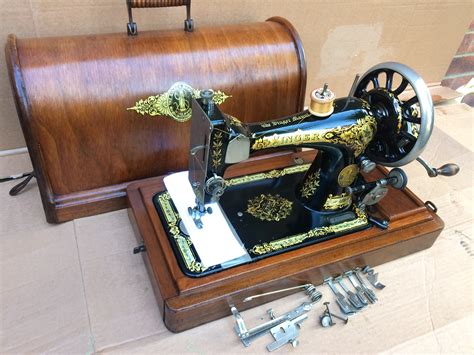 Antique Singer 28 28k Hand Crank Sewing Machine With Etsy