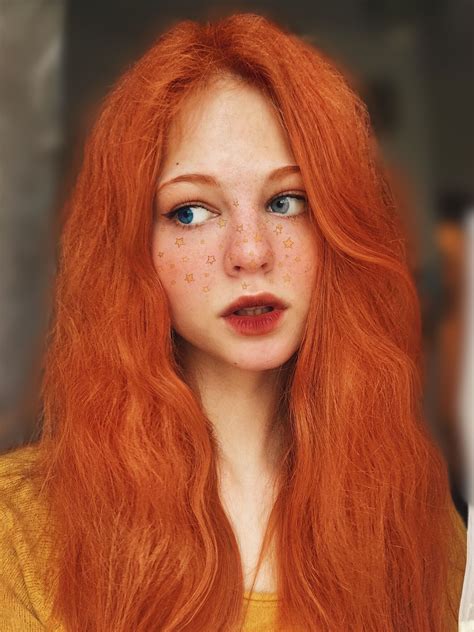 Redhead Girl With Heterochromia