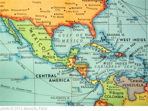 Map Of South America And Mexico