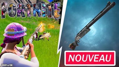 Nouvelle Arme Fusil Pompe De Braconnier Fortnite Saison