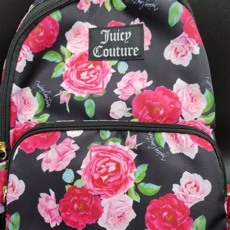 Juicy Couture Bags Juicy Couture Backpack Rose Floral Bag New With