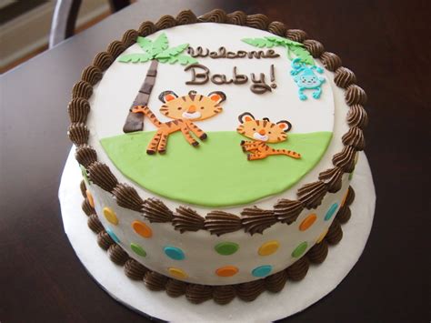 Fisher Price Rainforest Jungle Safari Baby Shower Cake
