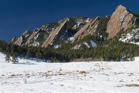 Chautauqua Park Boulder Colorado Winter View Photograph By James Bo