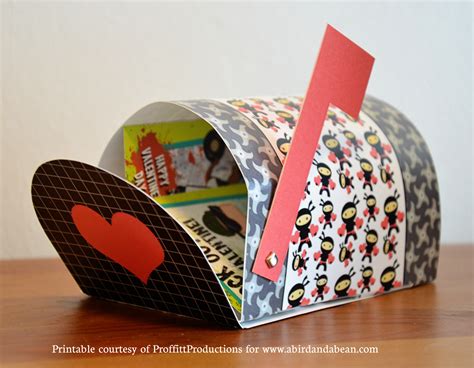 Free Printable Valentines Mailboxes