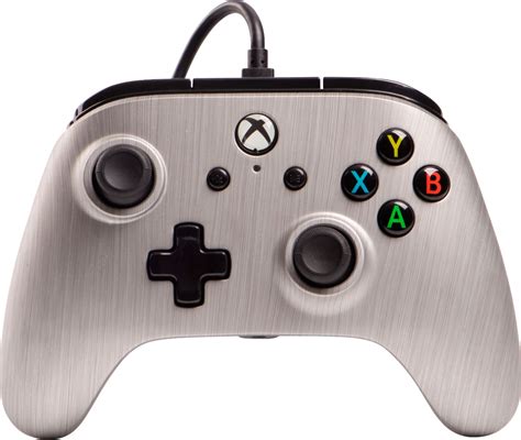 Best Buy Powera Enhanced Wired Controller For Xbox One Brushed