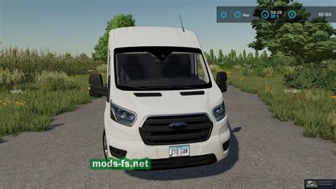 Мод на автомобиль Ford Transit Mk8 для Farming Simulator 22 Mods