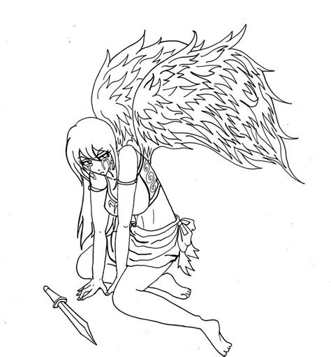 Anime Angel Girl Coloring Pages Get Coloring Pages