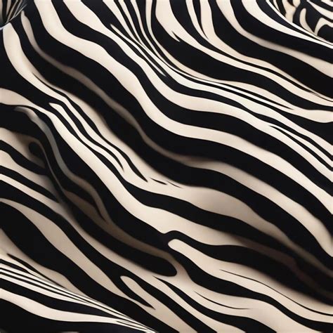 Premium Ai Image Zebra Pattern Swaying Wave Background 3d Illustration