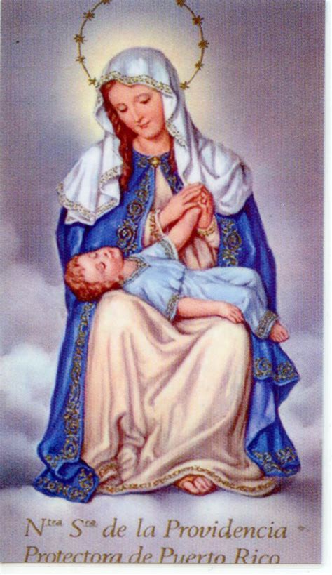 Our Lady Of Divine Providence Laminated Holy Cards Quantity 25 Pray