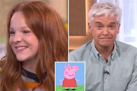Phillip Schofield In Awe After Teen Star Of Peppa Pig Speaks To Him In