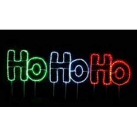 Christmas Shop Online Led Ho Ho Ho Rope Light Motif