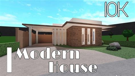 Bloxburg 10k Modern Starter House No Gamepass Youtube