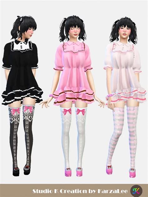 Studio K Creation T05 Short Dress Sims 4 Downloads