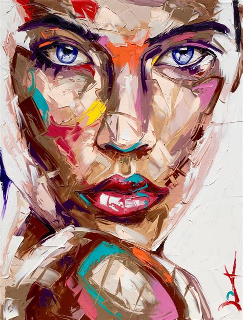 Faces Iv Vassilis Antonakos Art Abstract Face Art Modern Art