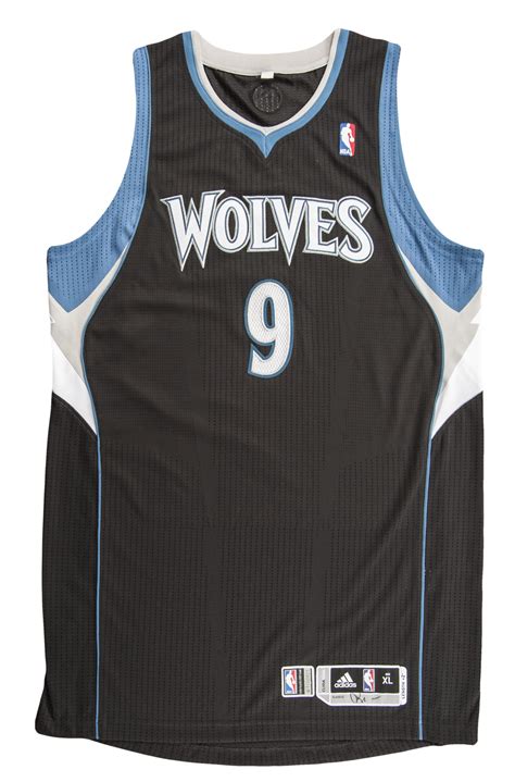 Lot Detail 2011 12 Ricky Rubio Game Worn And Signed Rookie Minnesota