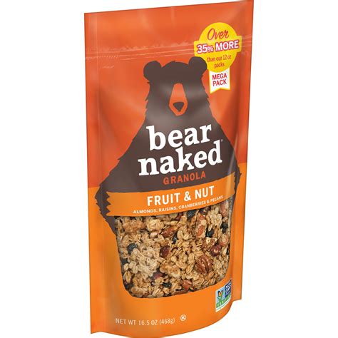 Bear Naked Granola Cereal Vegetarian Breakfast Snacks Fruit And Nut
