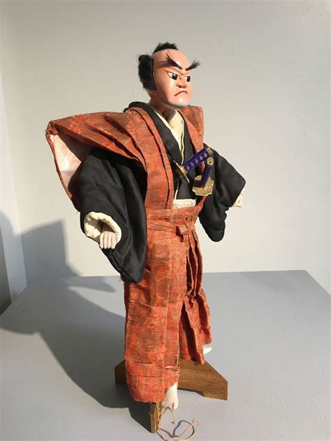 Japanese Bunraku Samurai Puppet Meiji Period For Sale At 1stdibs
