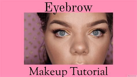 Eyebrow Tutorial Simple Youtube