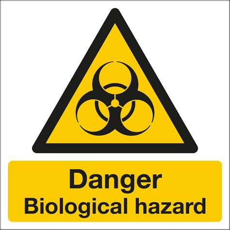 Danger Biological Hazard Sign Signbox