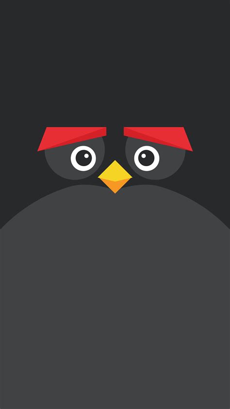 2160x3840 Angry Bird Minimal Dark 8k Sony Xperia Xxzz5 Premium Hd 4k