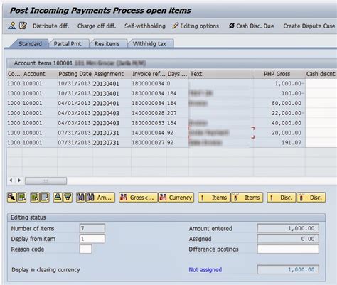 my sap financials how to configure default line layout for a more user friendly incoming