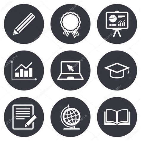 Education And Study Icons Stock Vector Image By ©blankstock 87338922