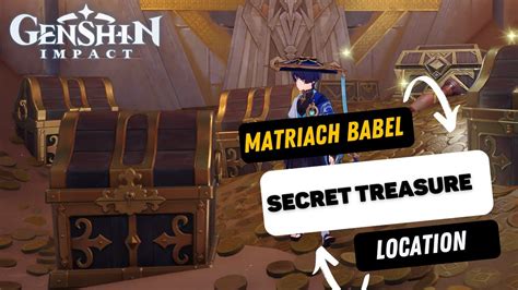 Matriach Babel Secret Treasure Genshin Impact 3.4 - YouTube