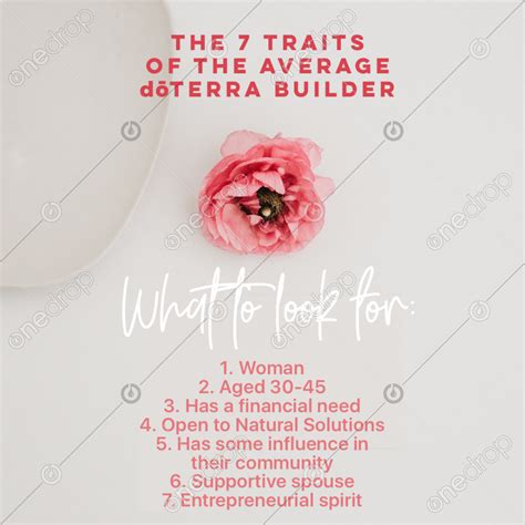 The 7 Traits Of A Doterra Builder Via Allyse Sedivy Back To Basics