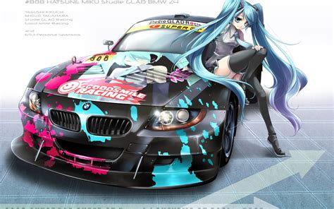 Anime Girl Wallpaper Car Anime Wallpaper Hd
