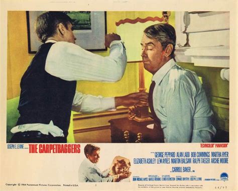 The Carpetbaggers Lobby Card 1 George Peppard Alan Ladd Carroll Baker