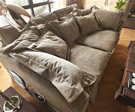Braune couch wohnzimmer ideen wohnen und zuhause. Hussensofa Noelia 240x145 cm Braun Couch mit Kissen ...