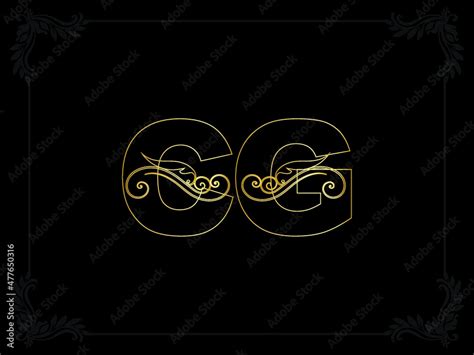 Initial Cg Luxury Letter Logo New Unique Premium Cg Logo Icon Design