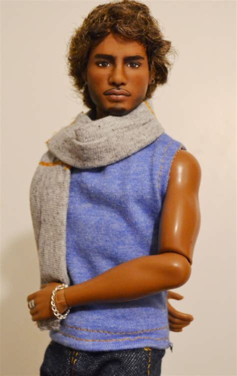 Awesome Multiracial Texas Aandm University Ken Doll Ooak Repaint By Doll