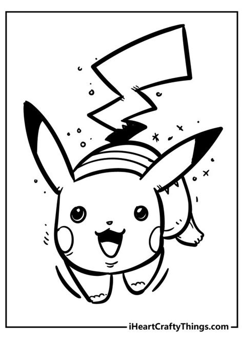 30 Powerful Pikachu Coloring Pages Updated 2022