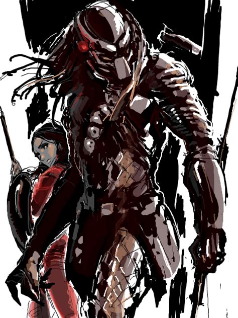 Lex And Pred Predator Artwork Alien Vs Predator Predator Art