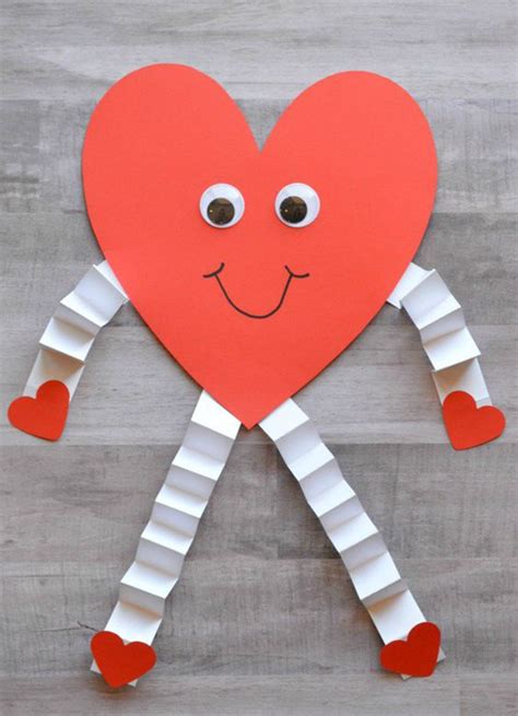 20 Cute And Easy Valentines Day Crafts For Kids House Design And Decor