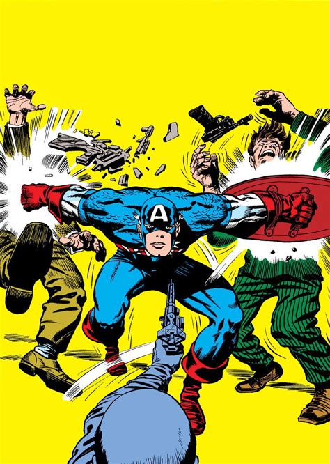 Captain America Steve Rogers By Jack Kirby Jack Kirby Art Captain