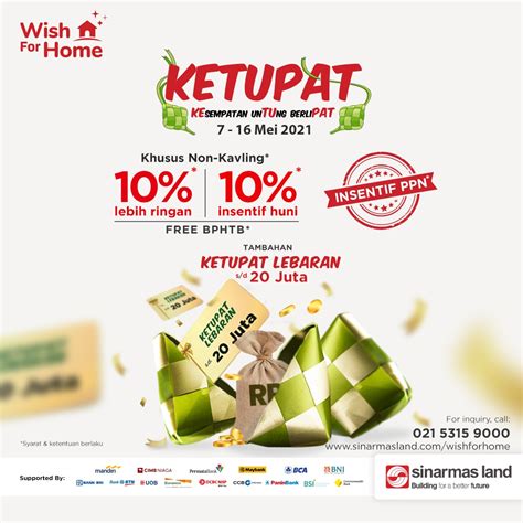 Celebrating Idul Fitri Sinar Mas Land Gives Special T ‘ketupat