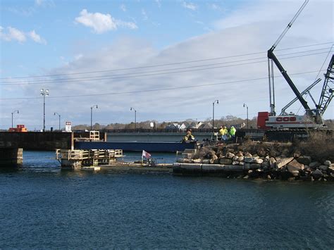 Cohasset Narrows RR Bridge reconstruction underway in Buzzards Bay, MA ...